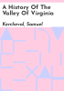 A_history_of_the_Valley_of_Virginia