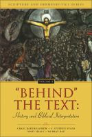 _Behind__the_Text__History_and_Biblical_Interpretation