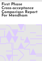 First_phase_cross-acceptance_comparison_report_for_Mendham