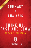 Summary___Analysis_of_Thinking__Fast_and_Slow_by_Daniel_Kahneman