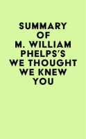 Summary_of_M__William_Phelps_s_We_Thought_We_Knew_You