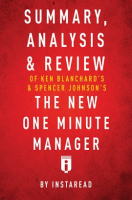 Summary__Analysis___Review_of_Ken_Blanchard_s___Spencer_Johnson_s_The_New_One_Minute_Manager_by_Inst