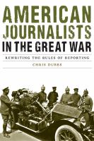 American_journalists_in_the_Great_War